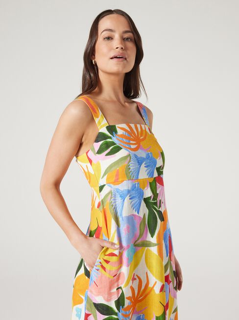 Priya Sleeveless Dress, Multi, hi-res