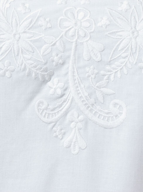 Norah Embroided Cami, White, hi-res