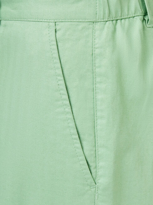Jones Tie Front Short, Green, hi-res