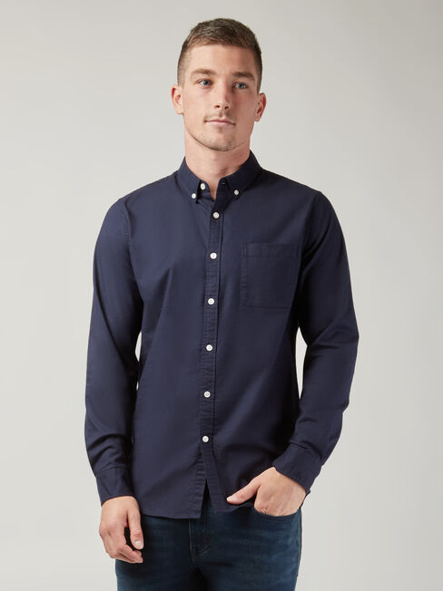 LS Heston Oxford Shirt, Coloured, hi-res