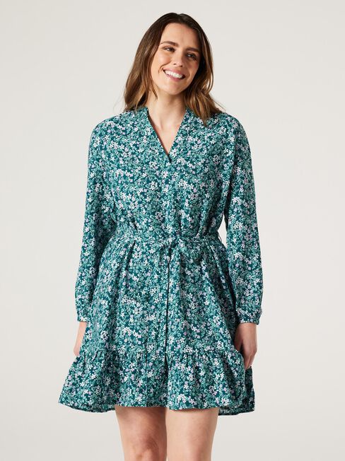 Lara Ladder Trim Dress | Jeanswest