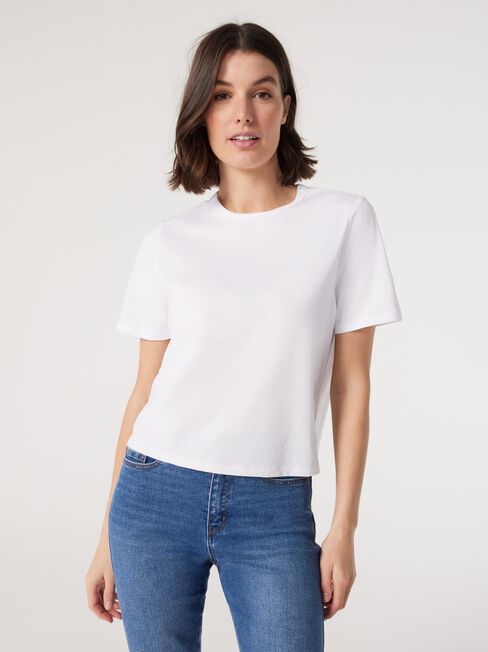 Essential Relaxed Crop Tee