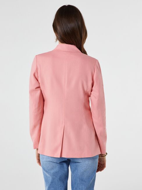 Kitty Straight Blazer, Pink, hi-res