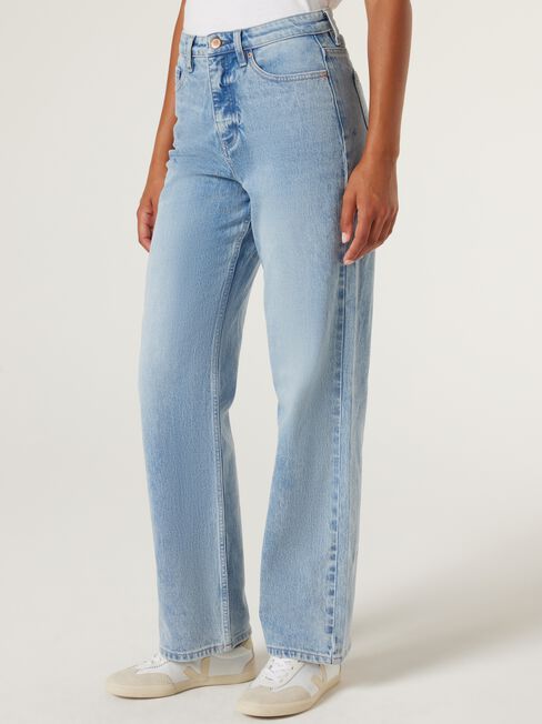 Penelope Straight Leg Jeans, Summer Indigo, hi-res
