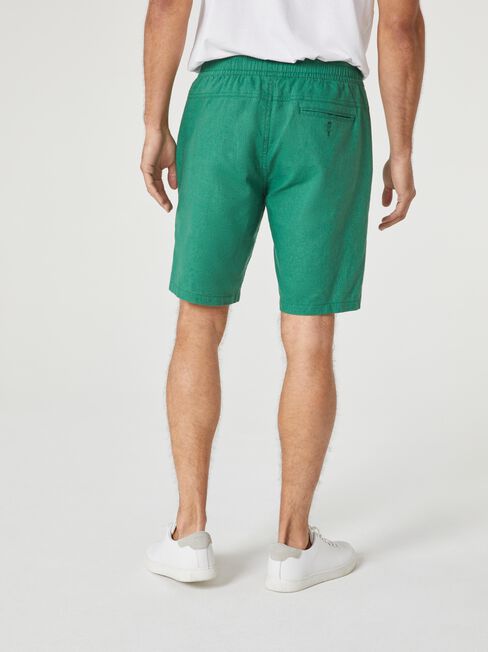 Harris Elastic Waist Short, Green, hi-res