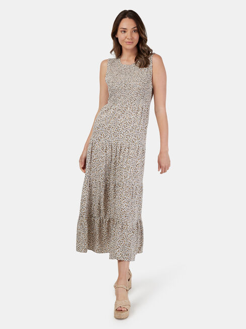 Isabella Tiered Maxi, Print, hi-res