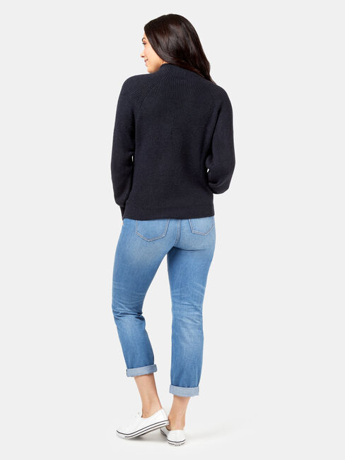 Uma Embellished Pullover, Blue, hi-res