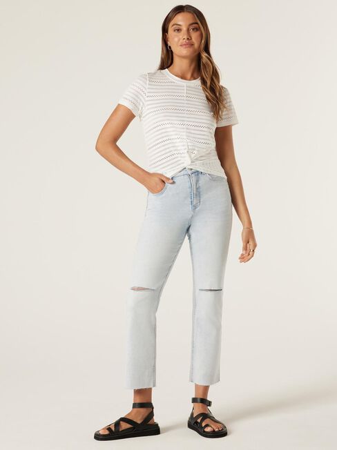 Andi Lacey Top, White, hi-res