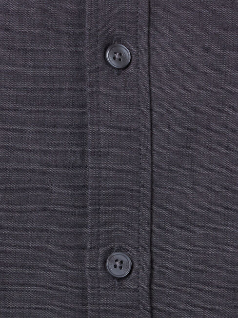 Bennett Long Sleeve Textured Shirt, Black, hi-res