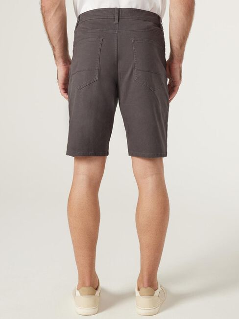 Milton 5 Pocket Short, Grey, hi-res