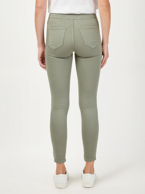 Tessa J-Luxe Skinny Jeans, Green, hi-res