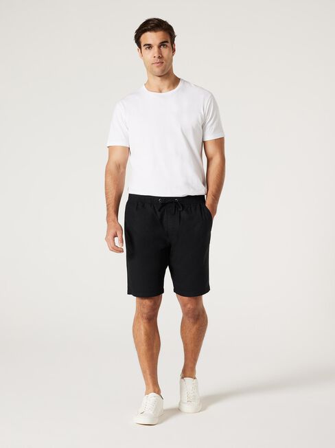 Harris Elastic Waist Short, Black, hi-res