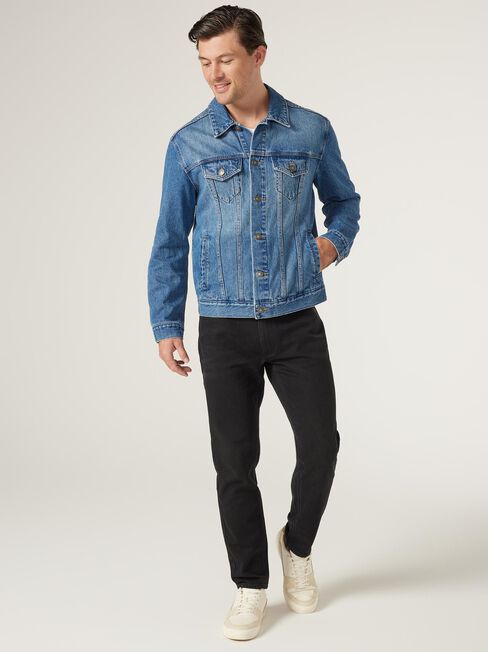 Drew Denim Jacket, Blue, hi-res