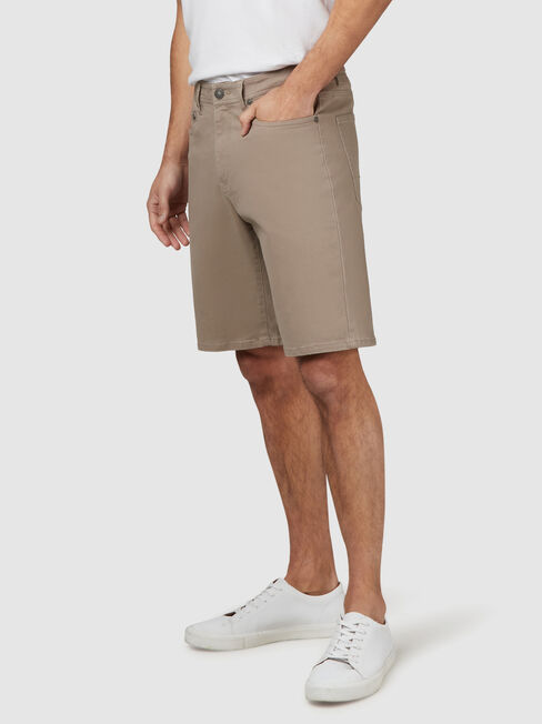 Milton 5 Pocket Short, Brown, hi-res