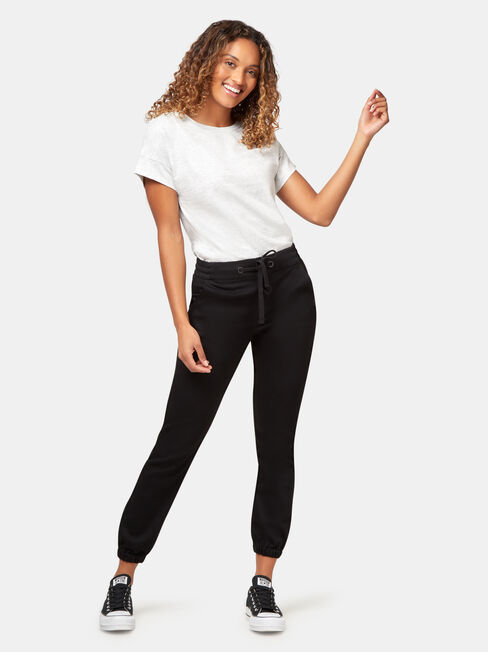 Georgina Luxe Lounge Jogger, Black, hi-res