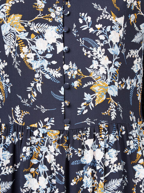 Bella Botanical Dress, Floral, hi-res