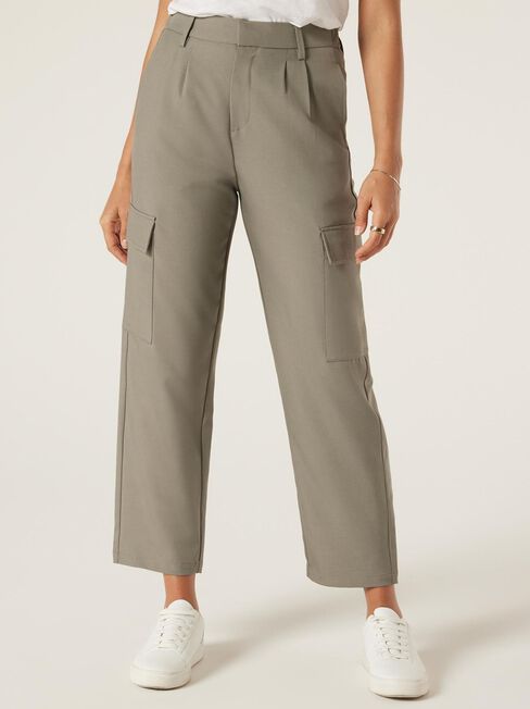 Darcie Utility Pant, Khaki, hi-res