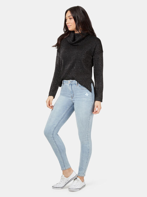 Charlotte Pullover, Black, hi-res