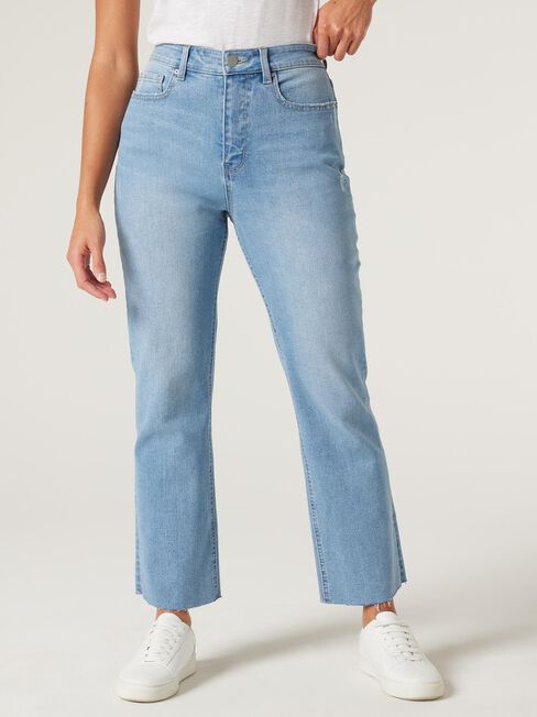 Demi High Waisted Straight Jeans