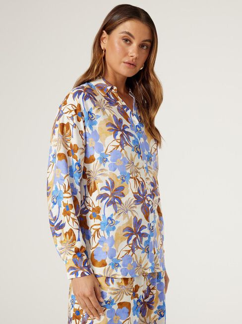 Ember Relaxed Shirt, Print, hi-res