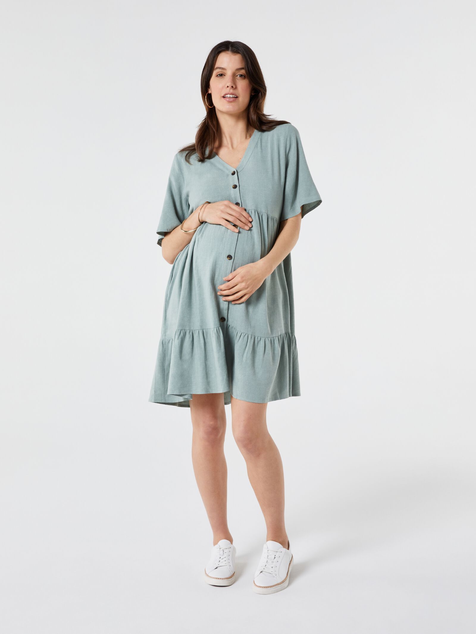 Billie Button Down Smock Dress