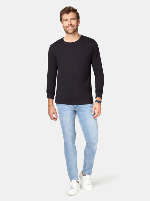 Weston Long Sleeve Tee, Black, hi-res