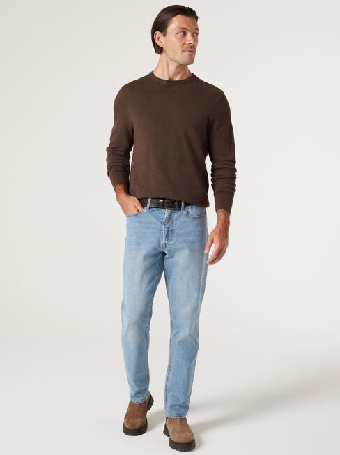Athens Textured Knit, Brown, hi-res