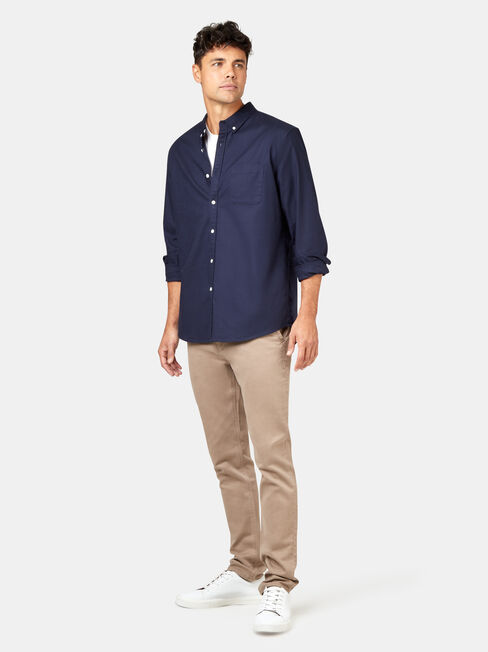 LS Heston Oxford Shirt, Coloured, hi-res