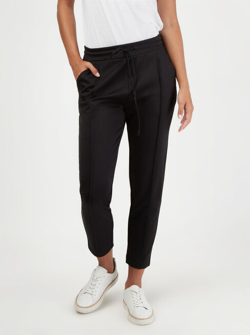 Aria Ponte Jogger, Black, hi-res