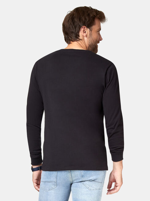 Weston Long Sleeve Tee, Black, hi-res