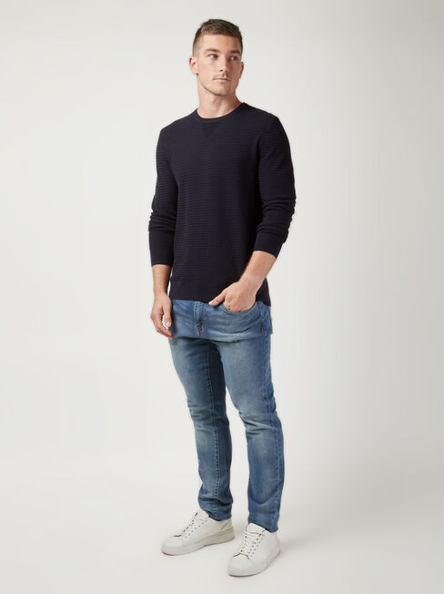 Slater Textured Crew Knit