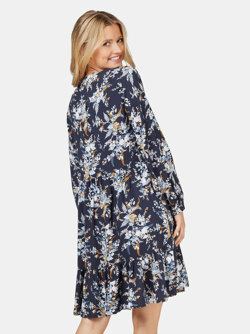Bella Botanical Dress, Floral, hi-res