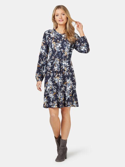 Bella Botanical Dress, Floral, hi-res