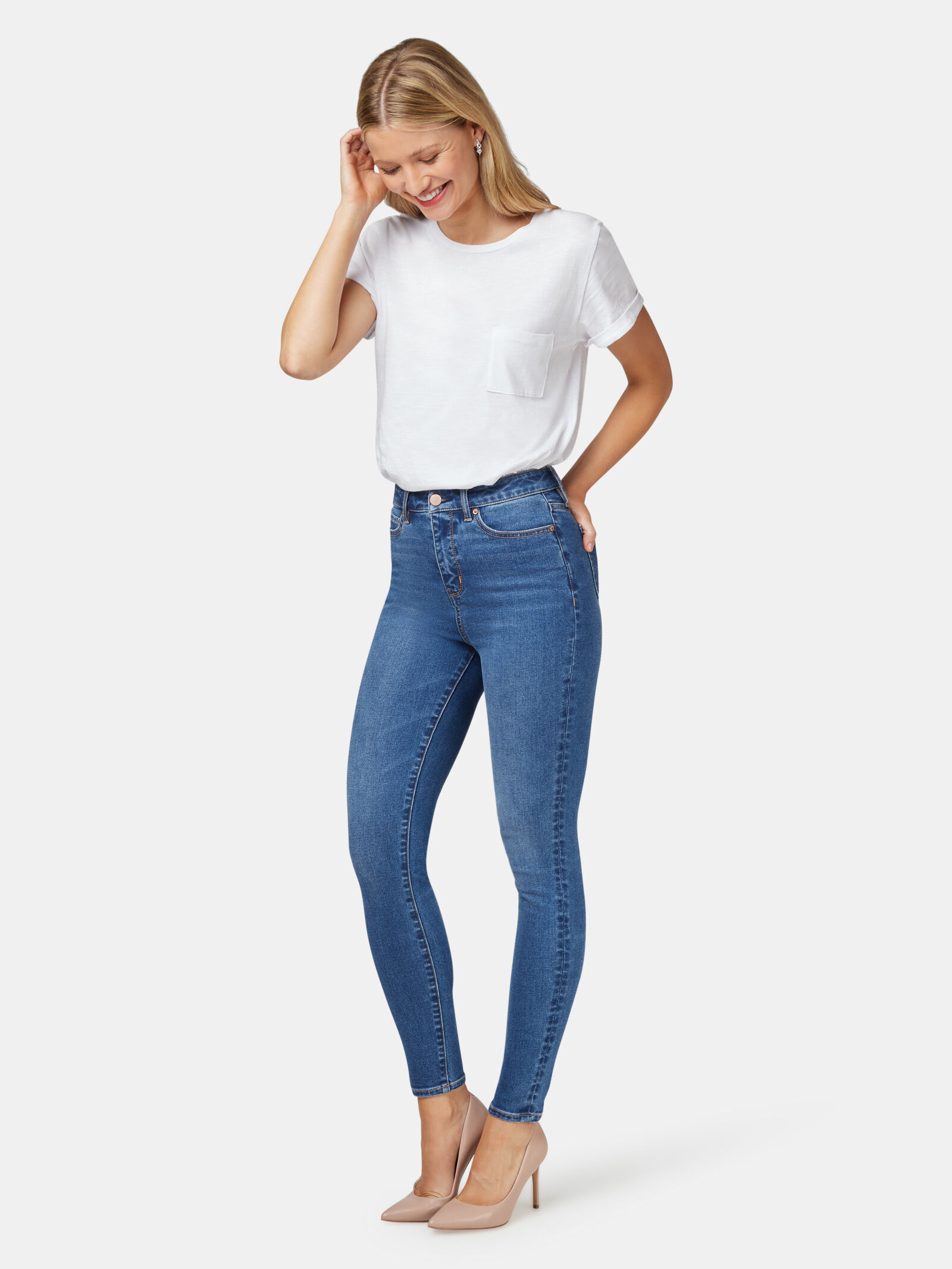 しレトロな Ungrid - ungrid / high waist slim denim 23の通販 by