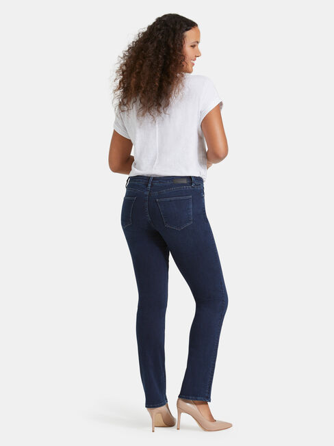 Slim Straight Jeans Deep Sea Blue, Dark Indigo, hi-res