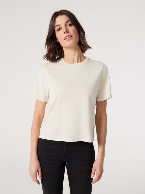 Essential Relaxed Crop Tee