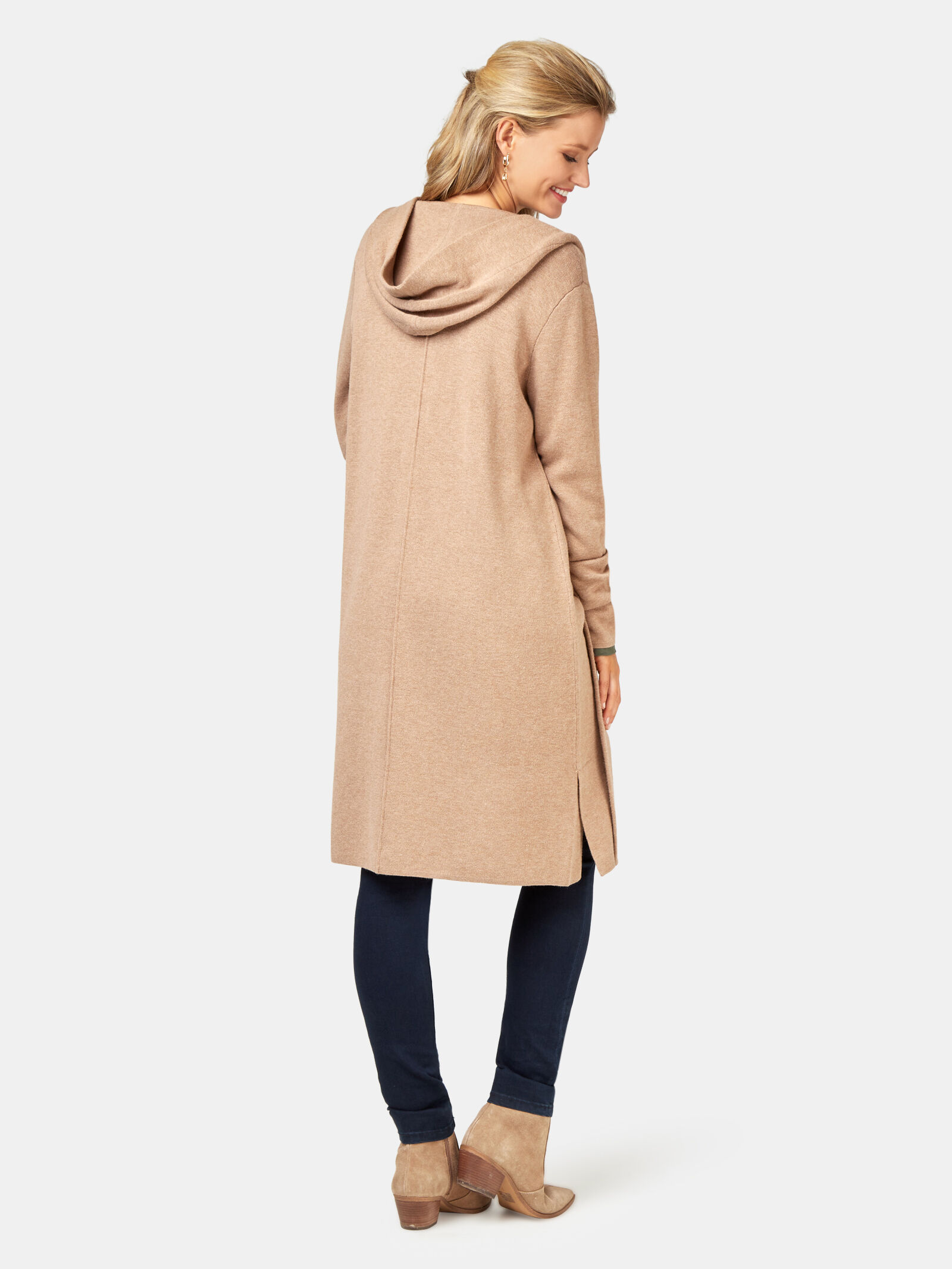 Coatigan hooded top