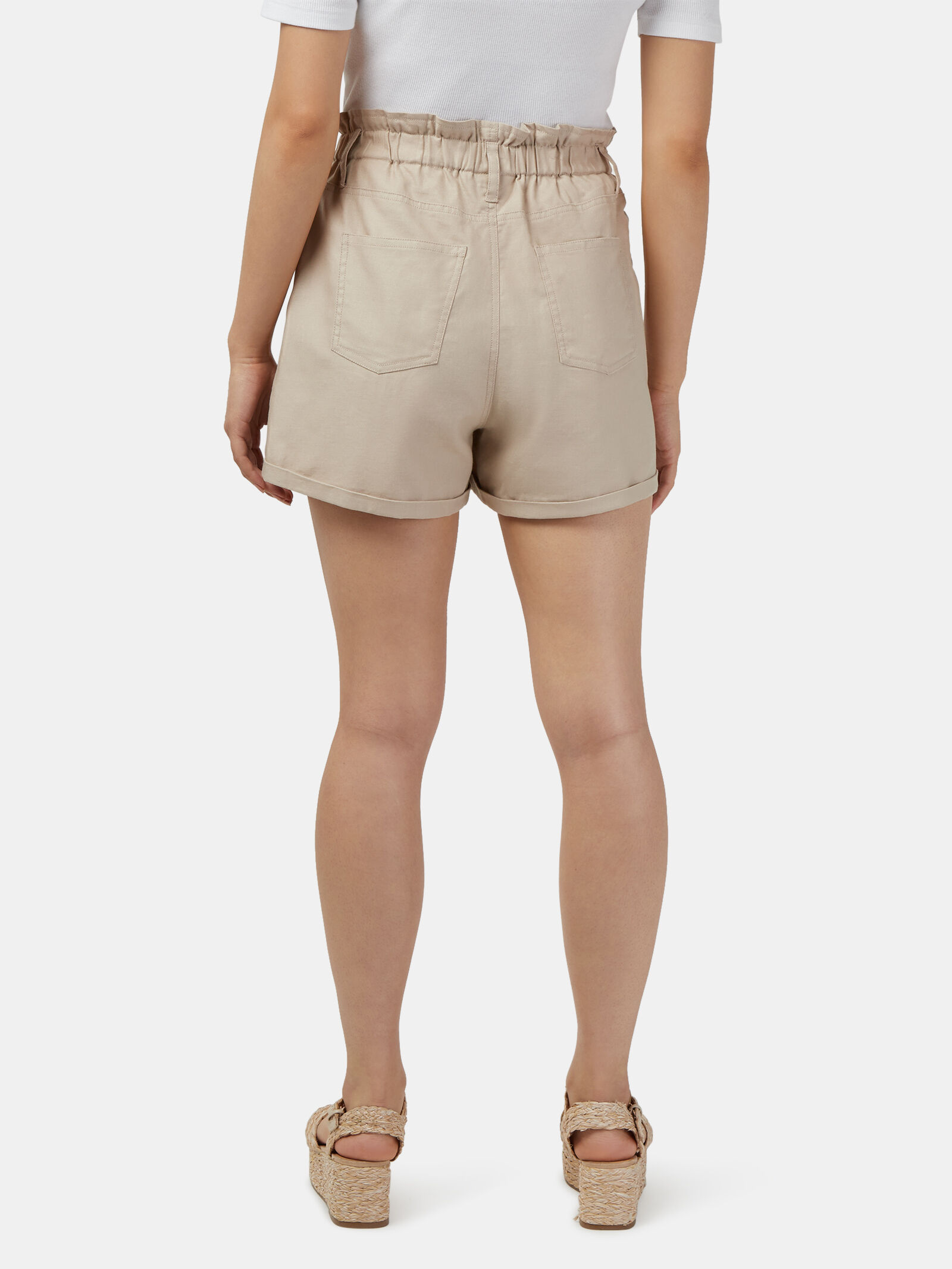 Cotton Paperbag Short Jeanswest