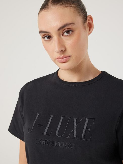 J-Luxe T-Shirt, Black, hi-res