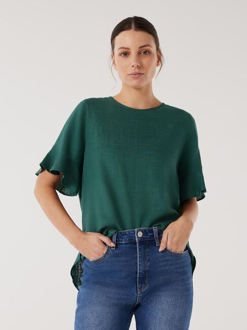 Alivia Ruffle Hem Top