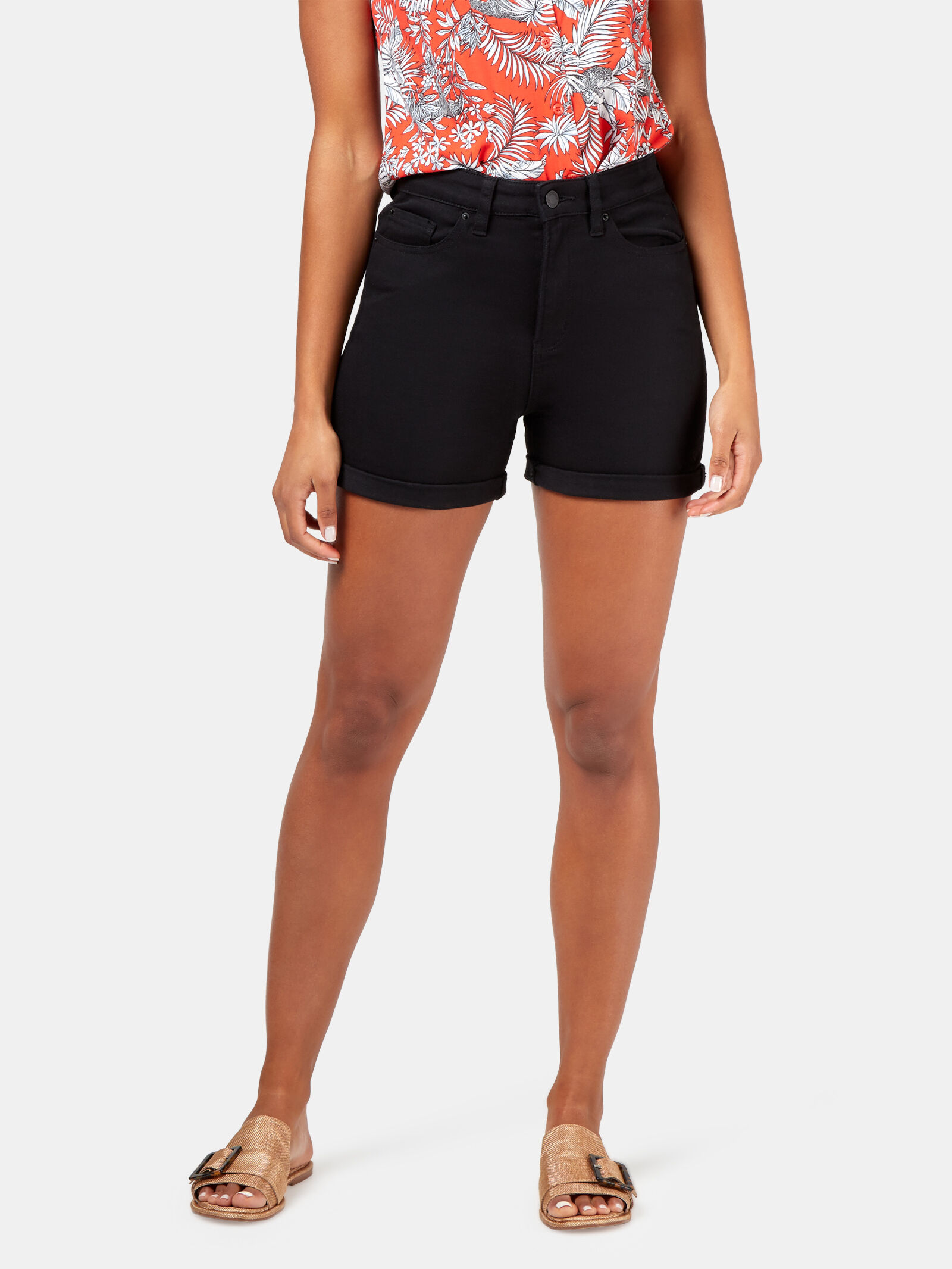 Fitted high waisted shorts store