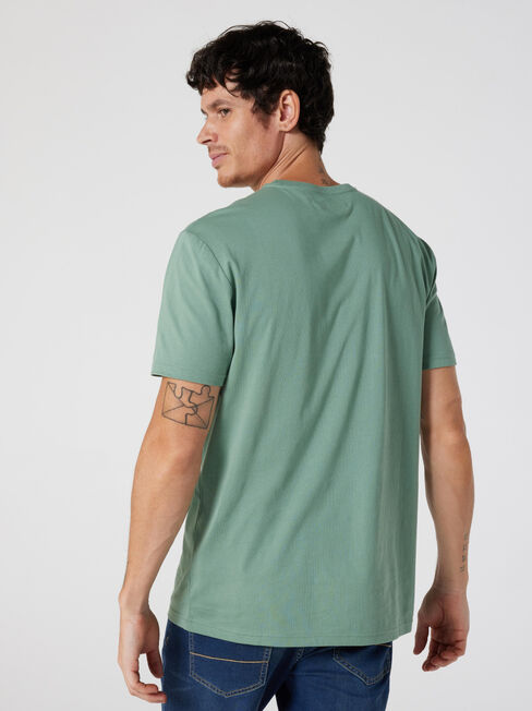 SS Blake Print Crew Tee, Sea Green, hi-res