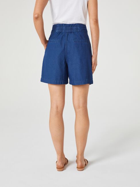 Jemma Bermuda Pleat Short, VintageWash, hi-res