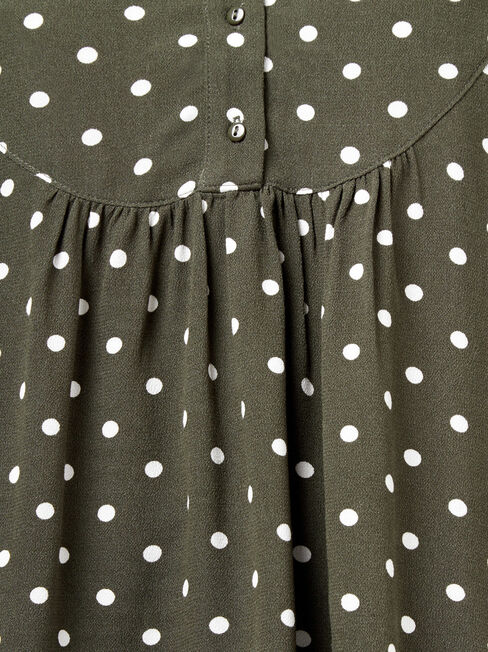 Aria Blouse, Green, hi-res
