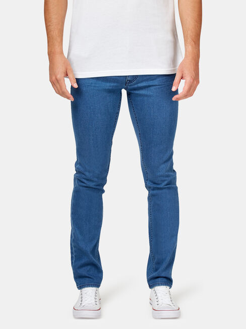 Skinny Jeans Mission Blue, Mid Indigo, hi-res
