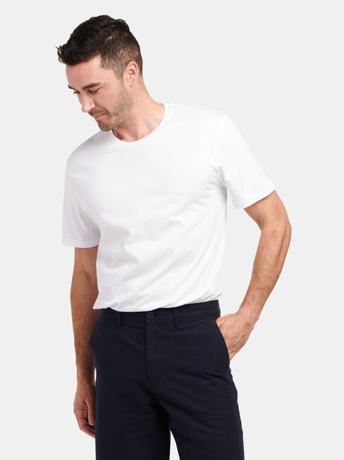 Hayden Textured Chino Short, Blue, hi-res