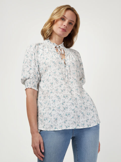 Tillie Tie Front Top | Jeanswest