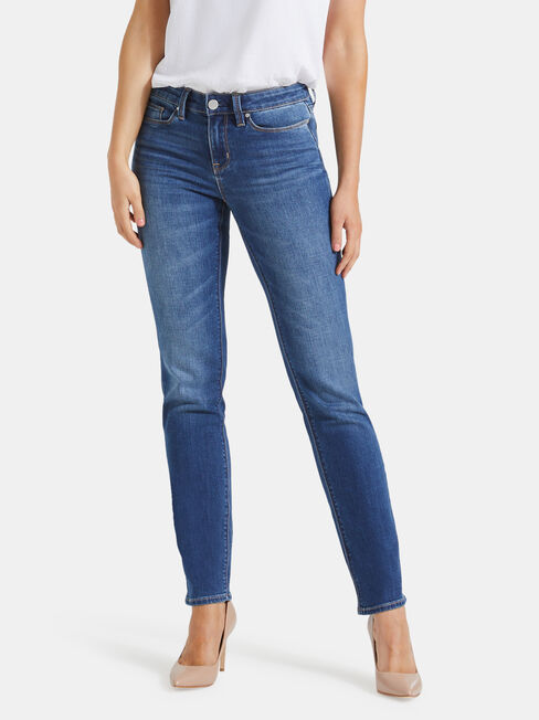 Slim Straight Jeans Lake Blue