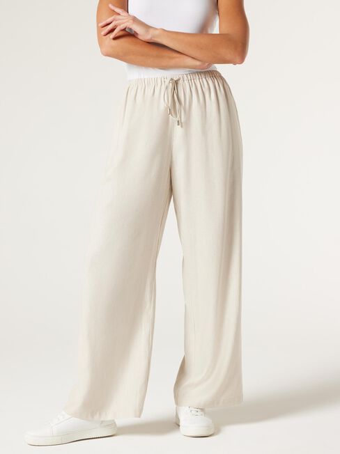 Tillie Wide Leg Pant, Stone, hi-res