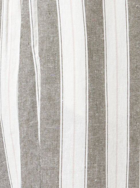 Rhianna Paperbag Pant, Stripe, hi-res